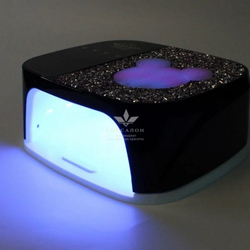 Лампа для маникюра с аккумулятором LED+UV Master Professional SUN S80, 168 Вт, черная