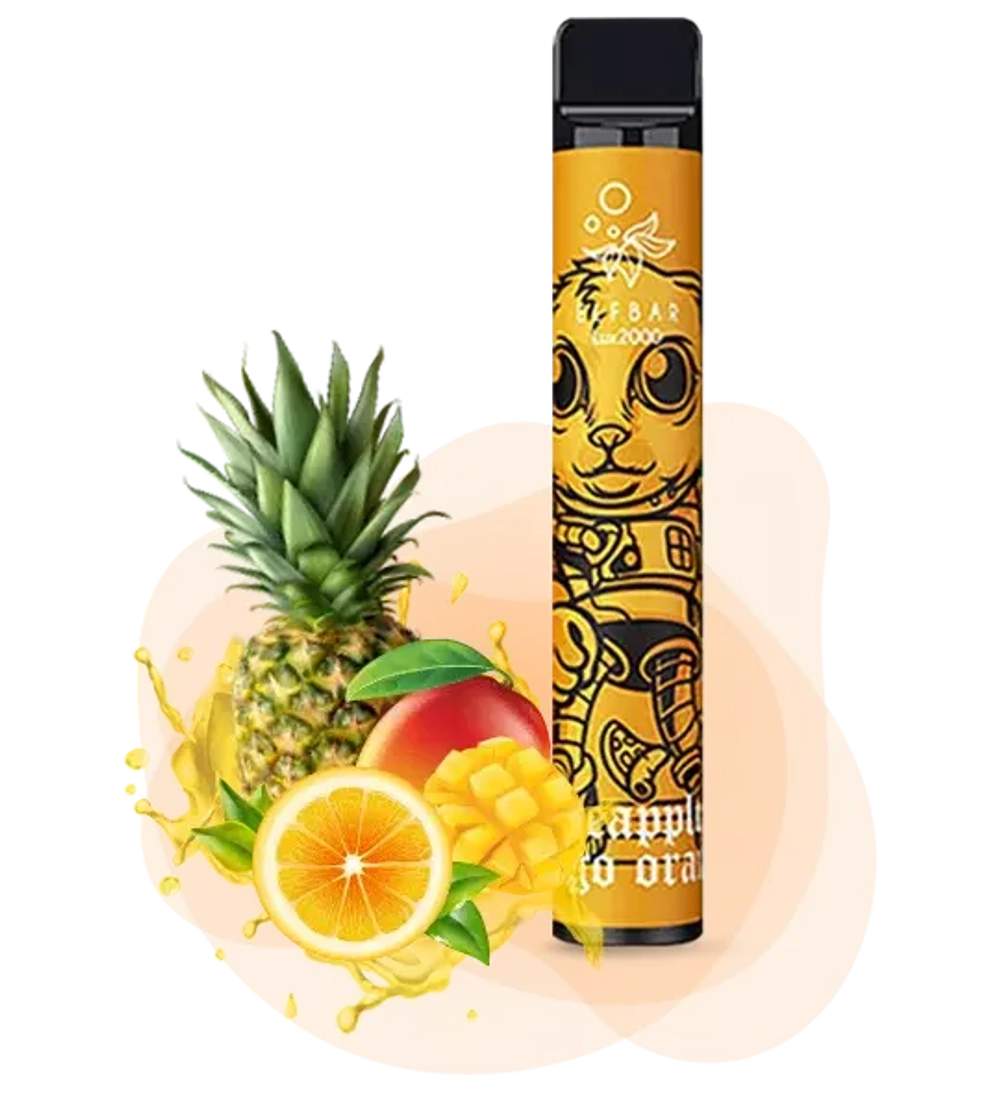 Elf Bar 2000 - Pineapple Mango Orange (5% nic, Lux)
