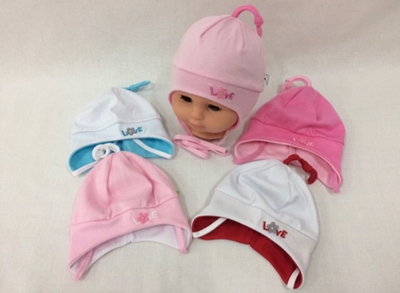 Шапочка "Love", бавовна ТМ "Nus"