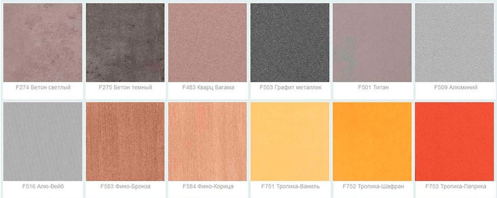 Палітра ДСП EGGER VM