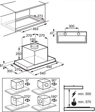 Витяжка ELECTROLUX LFG716X Hob2Hood