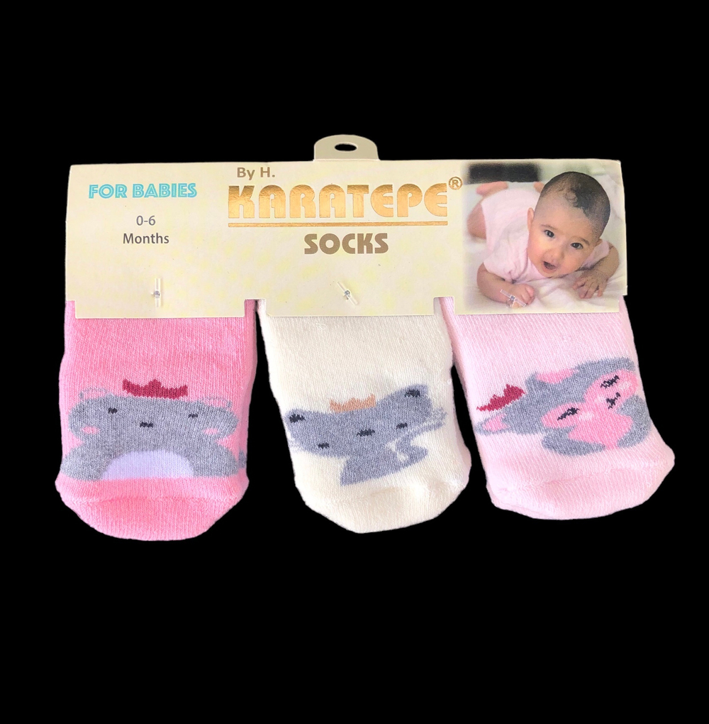 Шкарпетки "Сrown", махра ТМ "Karatepe socks" (0-6 міс)
