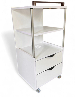 Педикюрний візок BVC ДСП з розетками