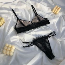 Мереживний комплект з ставкою сітка