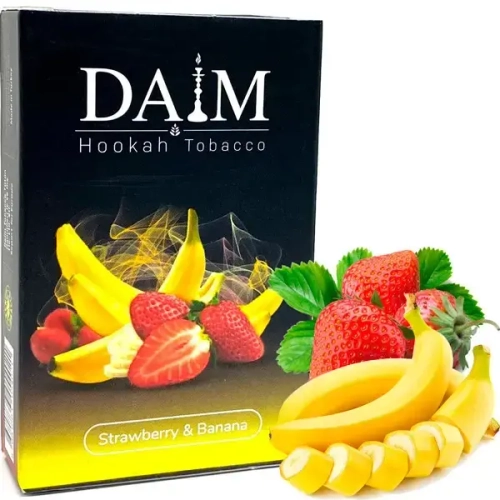 Табак Daim Strawberry Banana (Даим Клубника Банан) 50г