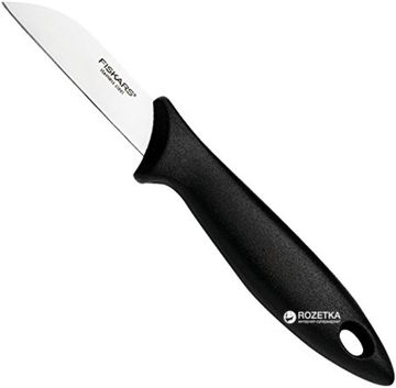 Кухонний ніж Fiskars Essential для чищення овочів 7 см Black (1023780)