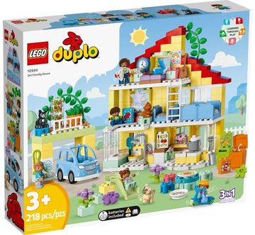 Дитячий конструктор LEGO DUPLO Town Сімейний будинок 3 в 1  (10994)