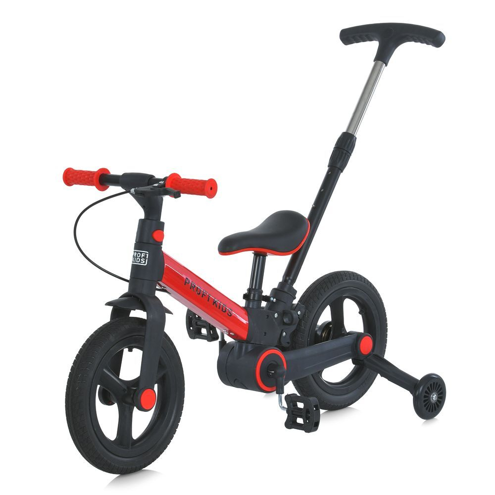 Дитячий велосипед-трансформер Profi Kids MB 1021 з батьківською ручкою