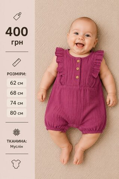 Пісочник "Каприз", муслін ТМ "Murat Baby"