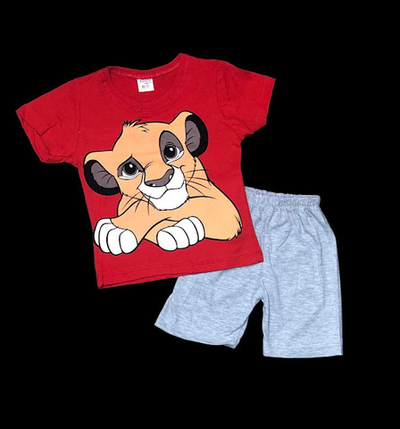 Костюм 2в1: футболка, шорти "Сімба", бавовна "Yoyo"