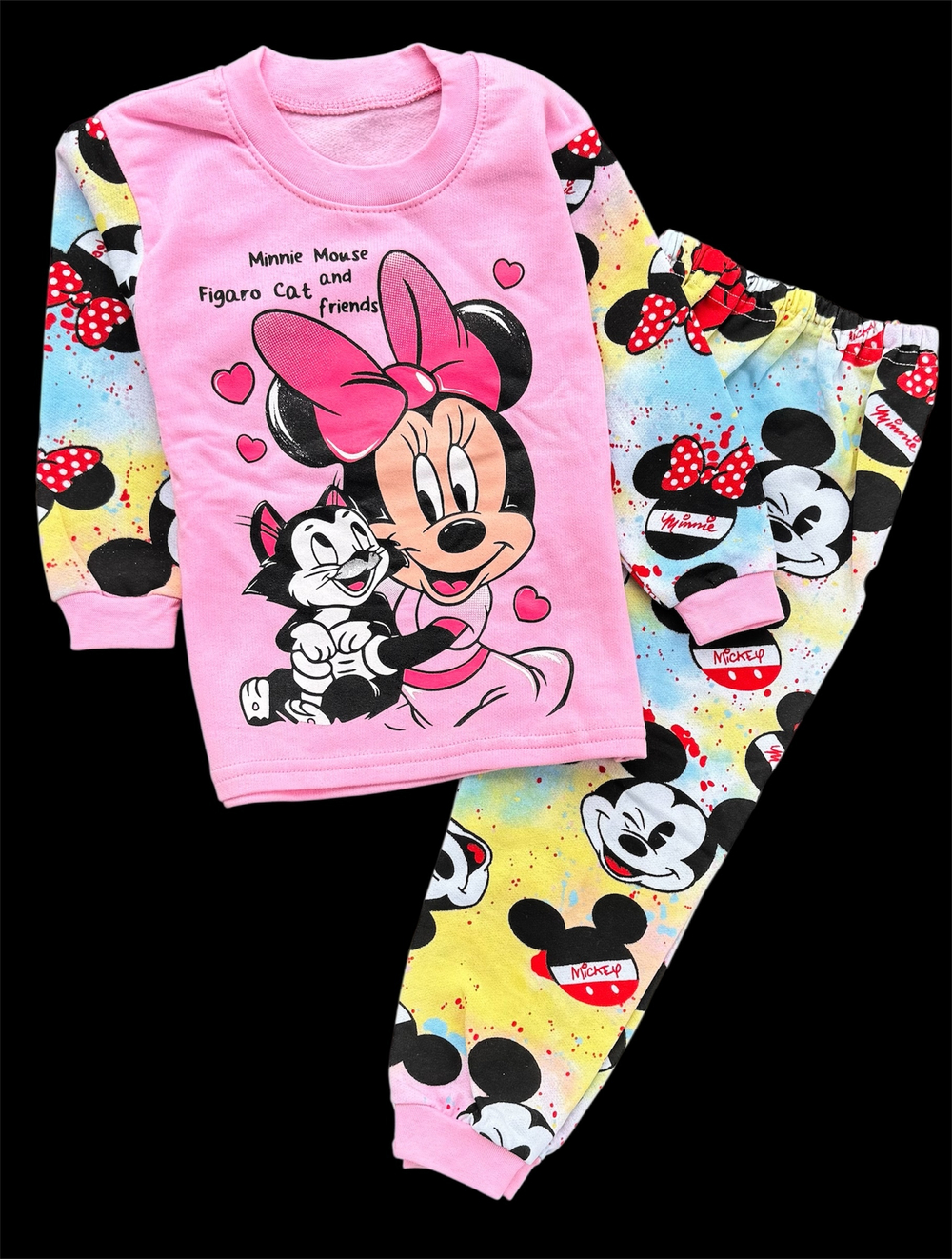 Костюм для дому та сну (піжама) "Мінні", футер ТМ "Ua"