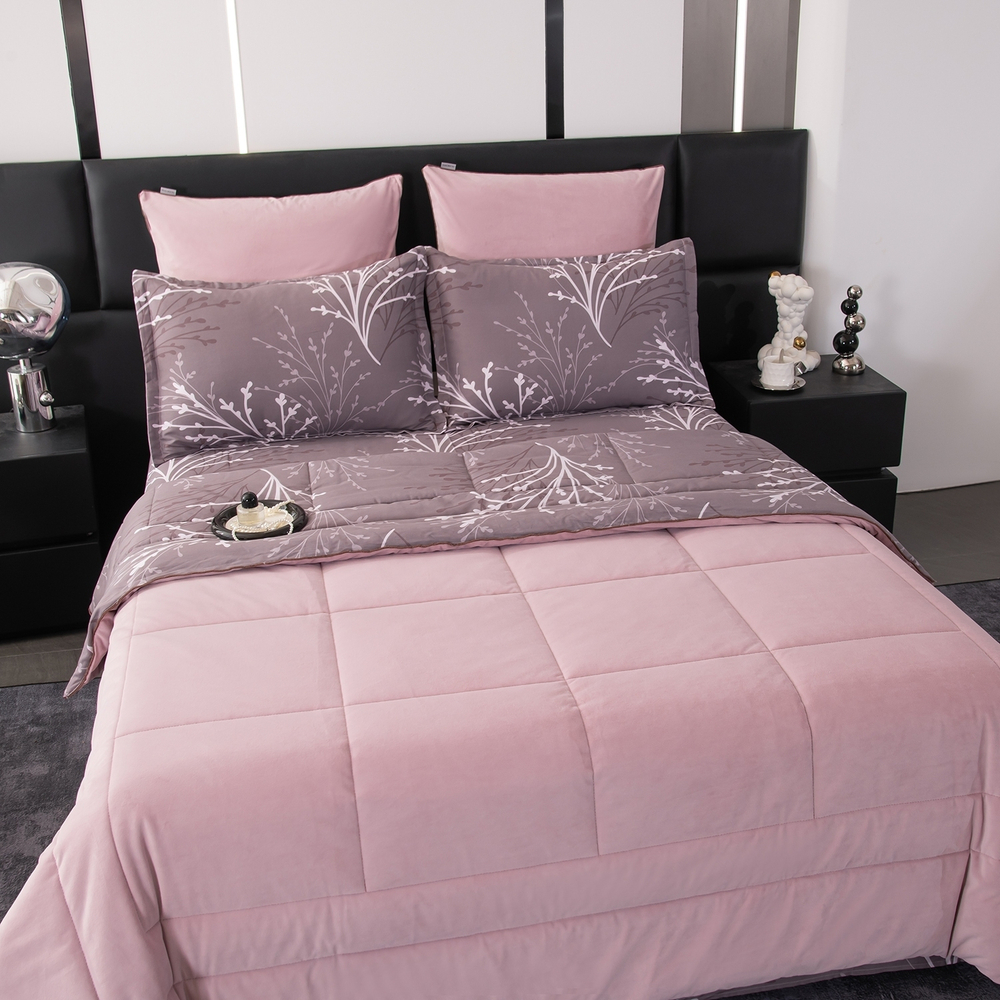 Комплект постельного белья Сатин Velouria Luxe с Одеялом VL006