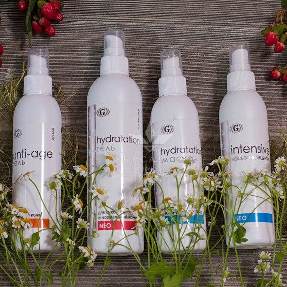 Гель для сухої і нормальної шкіри серії NEO Hydratation, Гельтек