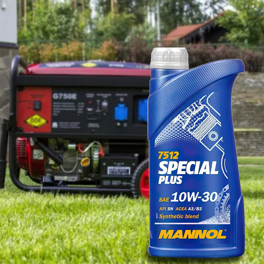 Моторное масло Mannol 7512 Special plus для дизельных и бензиновых генераторов SEA 10W-30 1 л