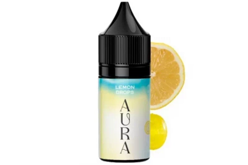 Солевая Жидкость Aura Lemon Drops 30ml (Аура Лимонные Леденцы) 30mg | 50mg