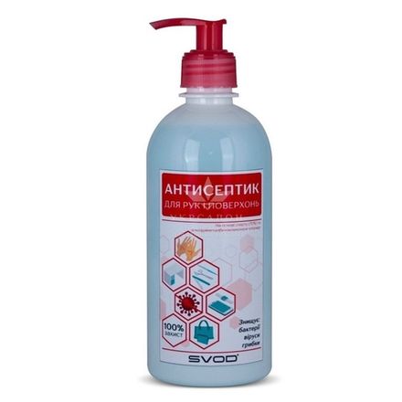 Антисептик для рук і поверхонь SVOD, 0,5л