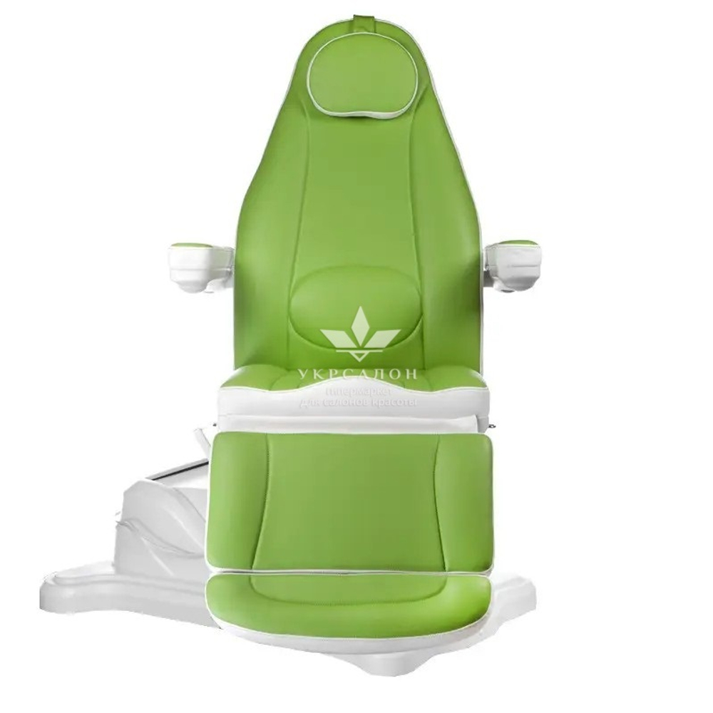 Косметологічна електрична кушетка Mazaro BR-6672B (3 мотори), green