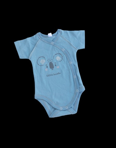 Боді-футболка "Mom loves me", мустанг (трикотаж рубчик) ТМ "Sweet Mario" (56 см)