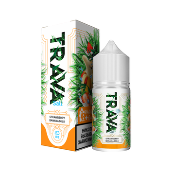 Trava - Strawberry Banana Milk (5%, 30ml)