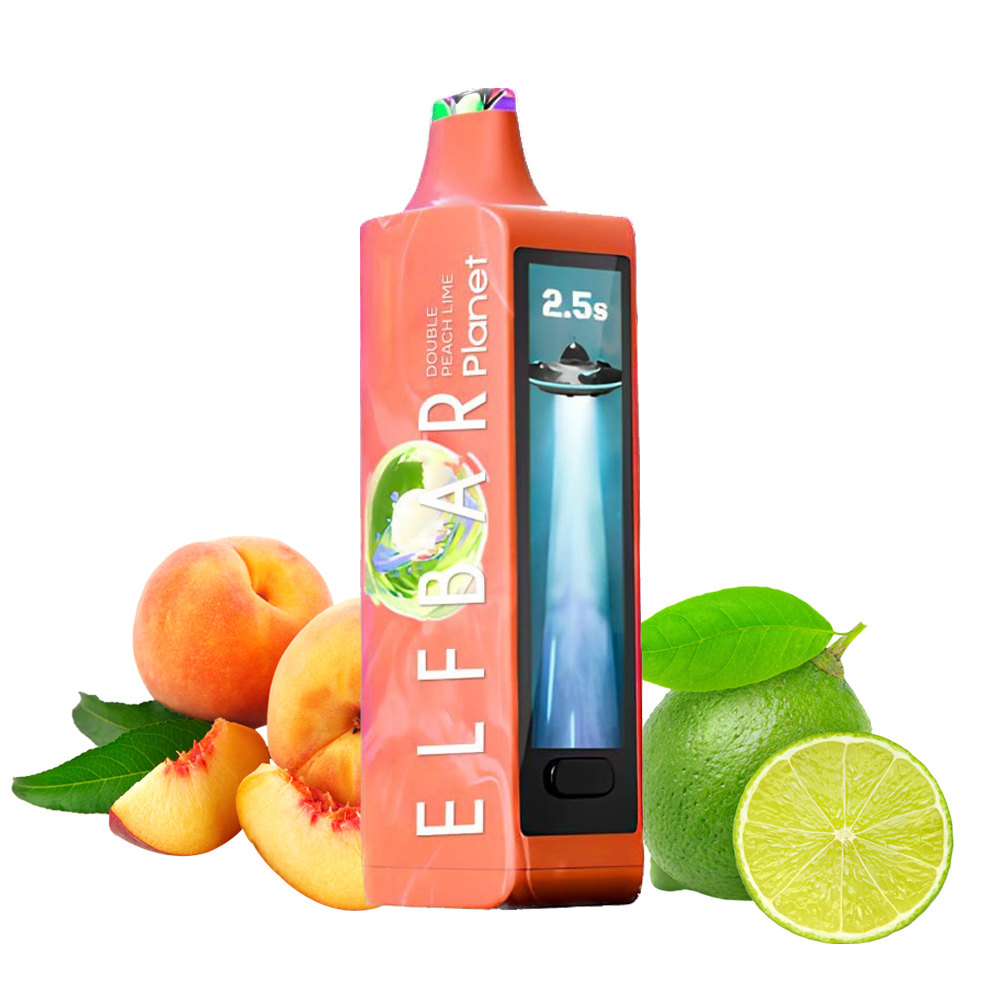Elf Bar Planet 25000 - Double Peach Lime (5% Nic)