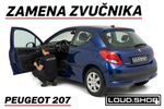 Komplet Zvučnika Peugeot 207