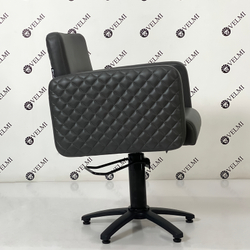 Комплект парикмахерской мебели Polo Premium Lux Black на пятилучье