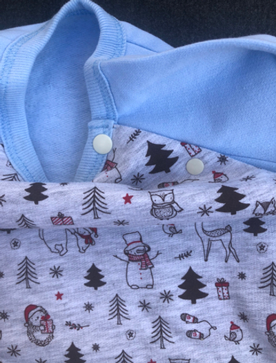 Чоловічок «Принт», футер ТМ "Happy ToT" (86 см)