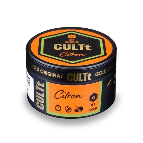 Тютюн CULTt Gold G81 Citron (Культ Пітая Лайм Апельсин) 100г
