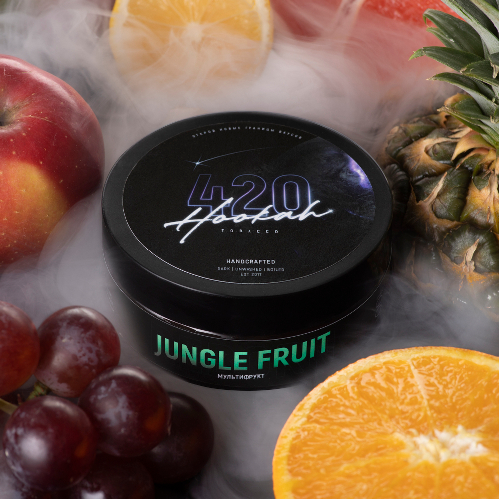 Табак для кальяна 420 Мультифрукт (Jungle Fruit) купить быстро и недорого