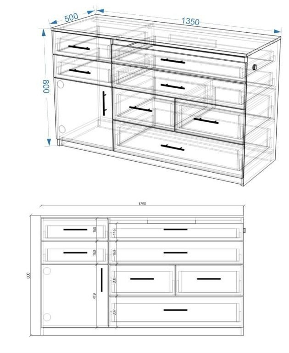 Тумба Bella з ультрафіолетовою лампою
