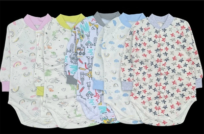 Боді з довгим рукавом "Mix", футер ТМ "Happy ToT" (80 см)