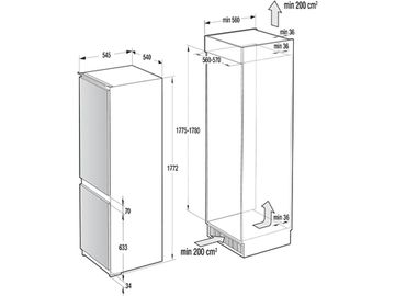 Вбудований холодильник Gorenje NRKI 418 EE1