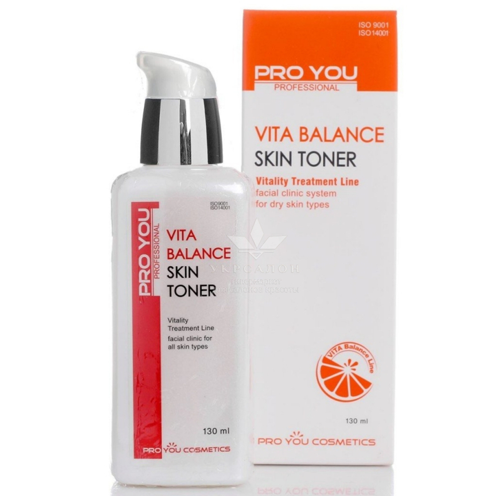 Тонер для збезводненої шкіри обличчя з вітамінами Vita Balance Skin Toner