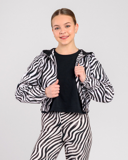 Вітрівка для дівчинки з принтом Zebra (арт. 3722500103)