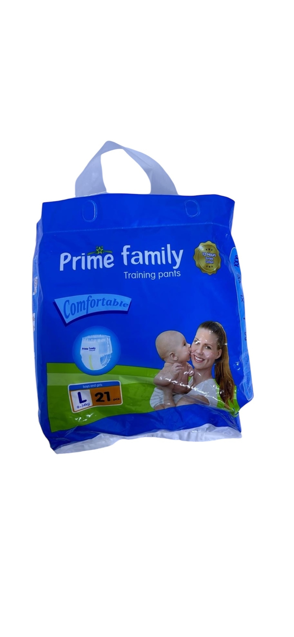 Трусики-подгузники Prime family 9-14кг, L/21шт