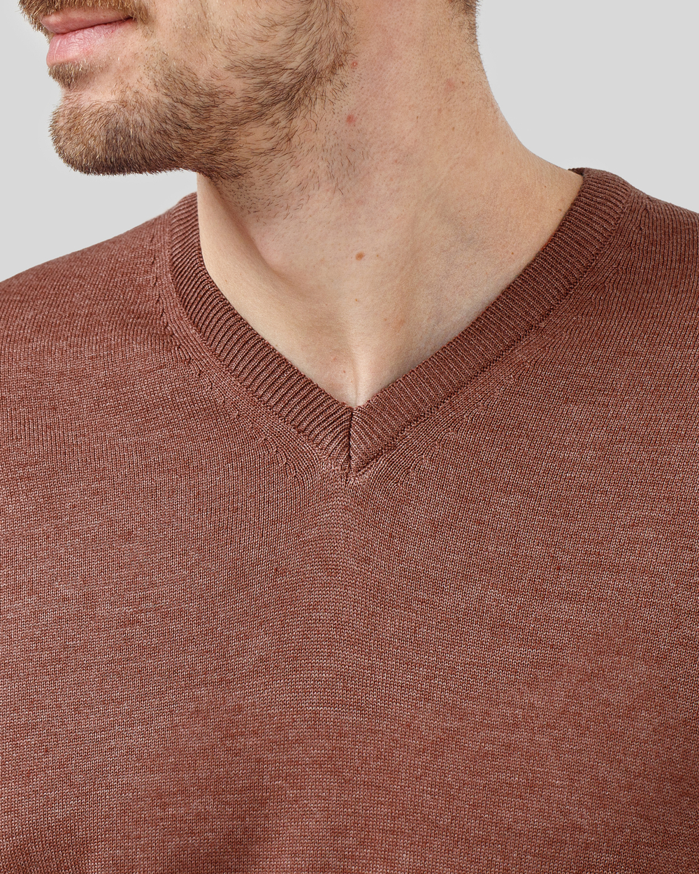 Джемпер чоловічий теракотовий (арт. 7662300501)