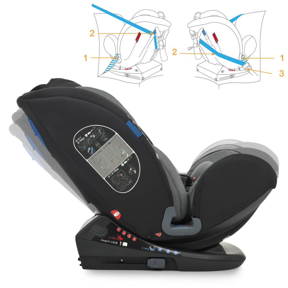 Автокресло универсальное детское El Camino ME 1093 Memphis ISOFIX