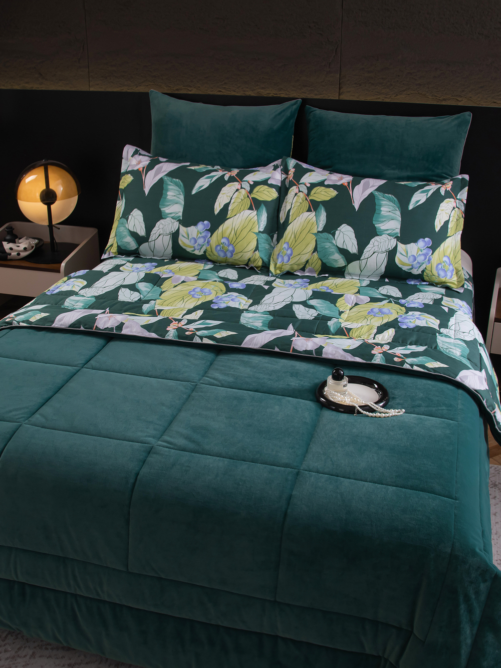 Комплект постельного белья Сатин Velouria Luxe с Одеялом VL016