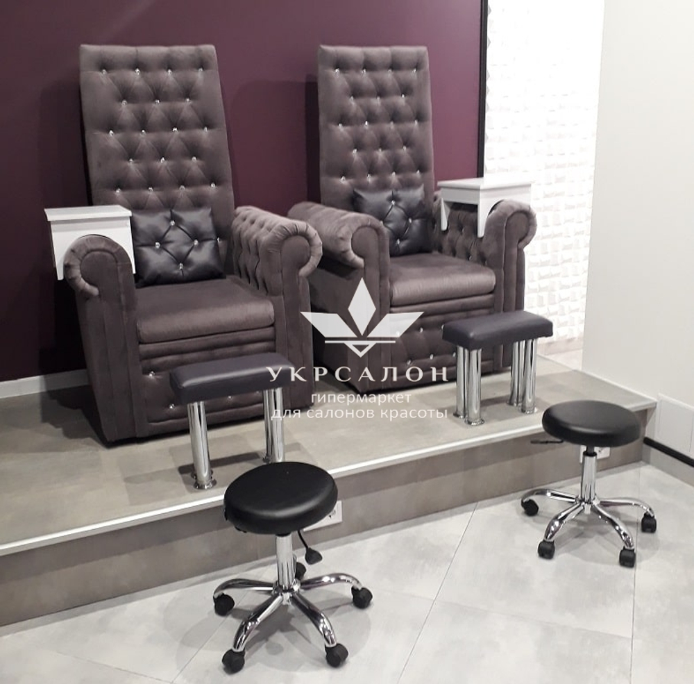 Педикюрное кресло Трон Queen velours