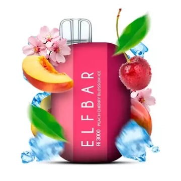 ELF BAR Ri3000 - Peach Cherry Blossom Ice (5% nic)