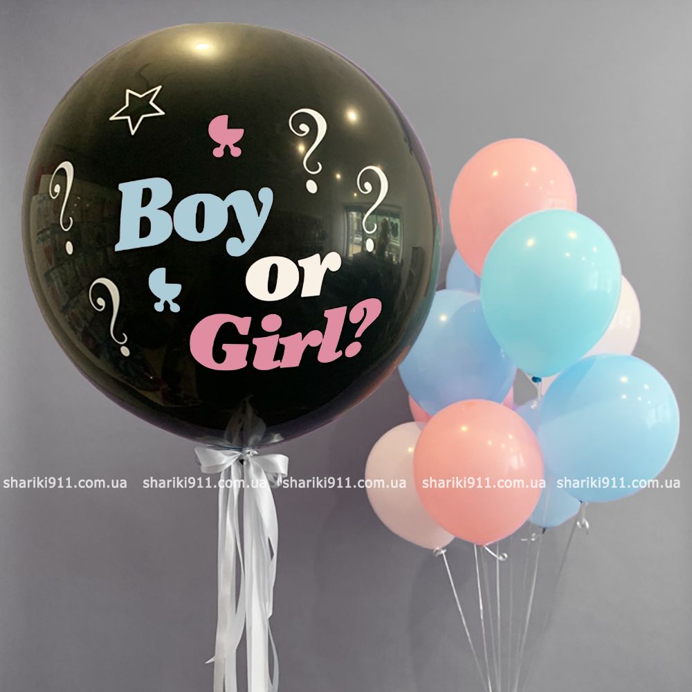 Кульки на вечірку з приводу визначення статі дитини