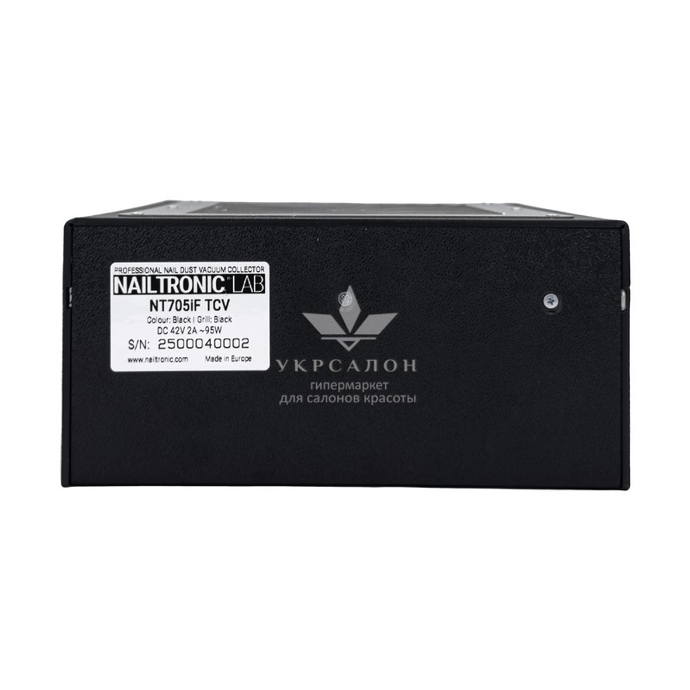 Настільна манікюрна витяжка з HEPA фільтром NT705iF TCV New, чорна