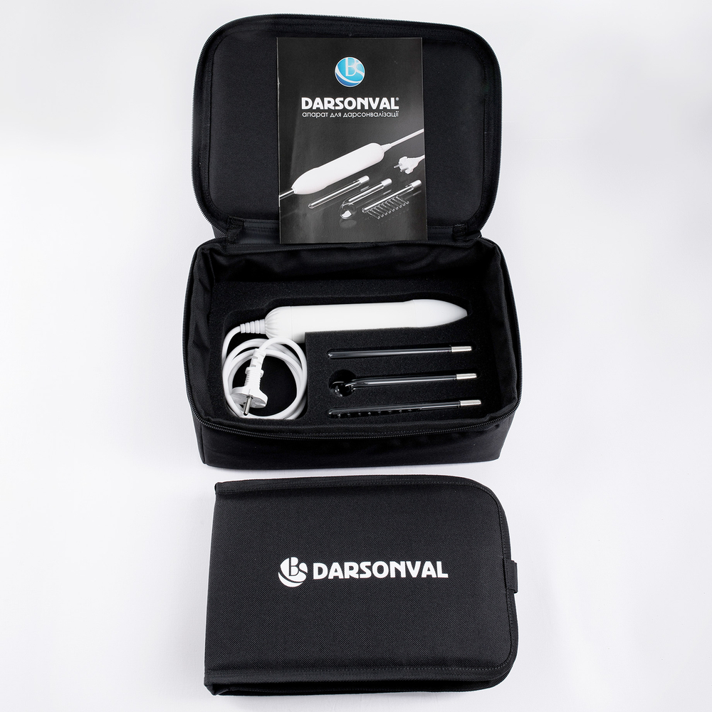Аппарат Дарсонваль white с сумкой и набором электродов (17 шт)