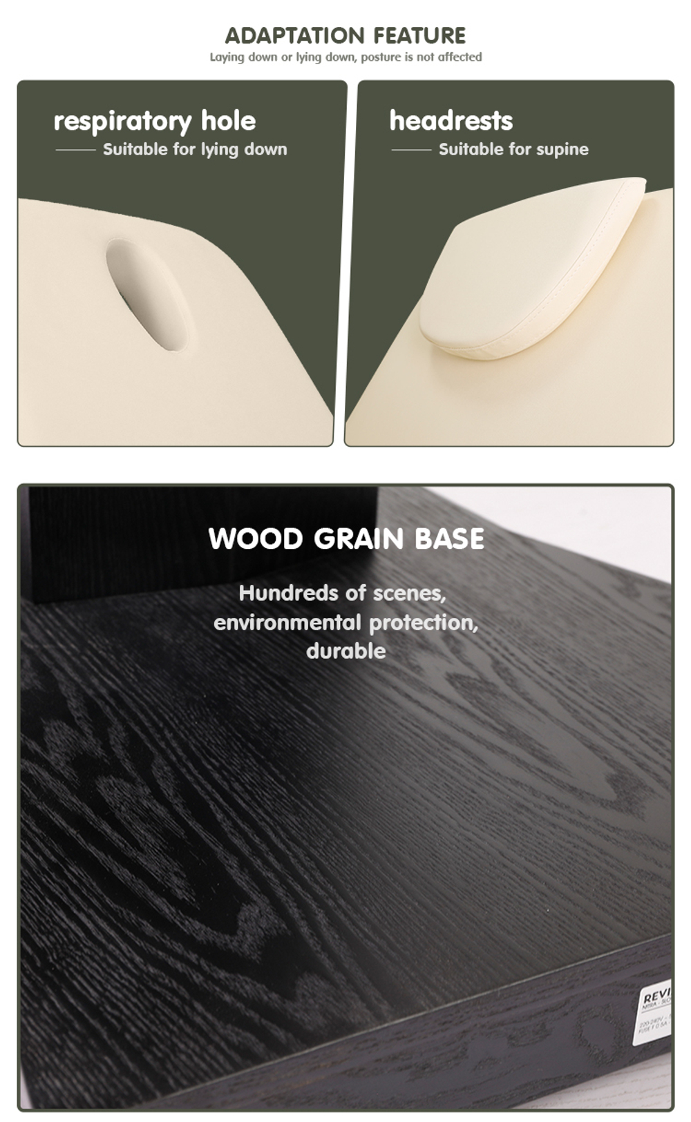 Кушетка електрична масажна 8263, (2 мотори)