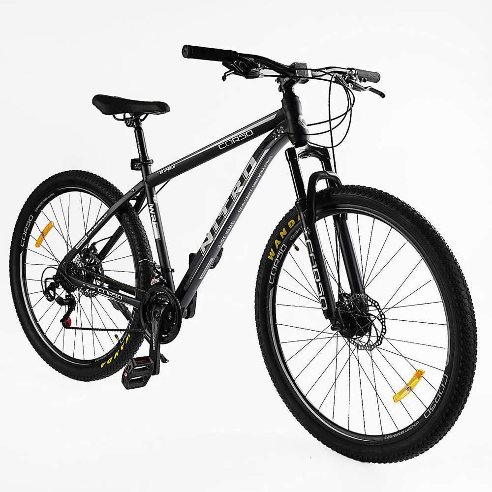 Велосипед горный CORSO "NITRO" 29 дюймов, оборудование SunRun, рама 19"