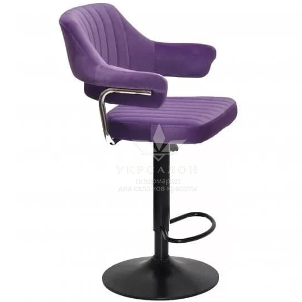 Стілець для візажу Jef velor black