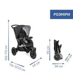 Универсальная коляска 2 в 1 Chicco Activ3