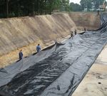 Плёнка чёрная, 40мкм, 3м/100м. полиэтиленовая (для мульчирования, строительная).