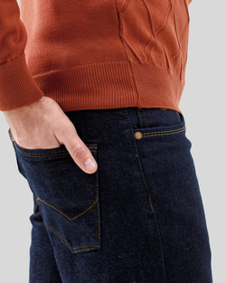 Джинси чоловічі Straight Fit темно-сині (арт. 8862300502)