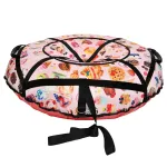 Надувные санки-ватрушки "Кексики" диаметр 100 см. (Оксфорд, ПВХ)